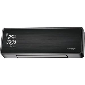 Concept QH4001 Zwarte Keramische Wandverwarmer met Afstandsbediening