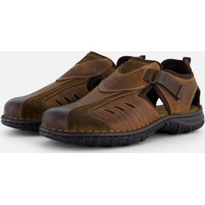 Outfielder Sandalen cognac Leer - Maat 45