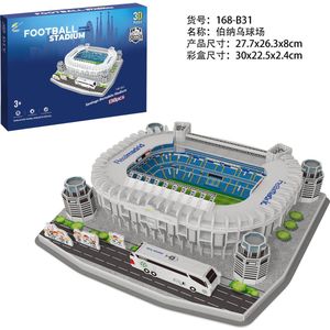 Bouwpakket Voetbalstadion van Foam - Santiago Bernabéu - Real Madrid CF