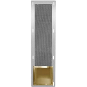 Inbouw reserve toiletrolhouder mat goud zonder klep