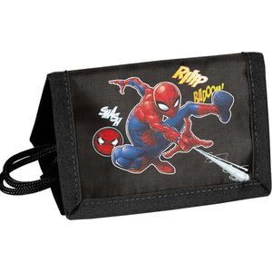 SpiderMan Portemonnee, Jump - 12 x 8,5 x 1 cm - Polyester