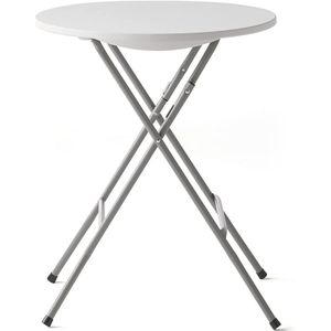 Multifunctionele Klaptafel Ø 60 cm - Inklapbaar voor Binnen en Buiten