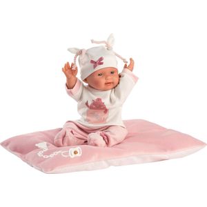 Llorens mini babypopje meisje met speen 26 cm