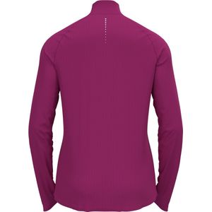 Odlo Midlayer 1/2 Zip Essential Dames - Sportshirt - paars - Vrouwen - Maat M