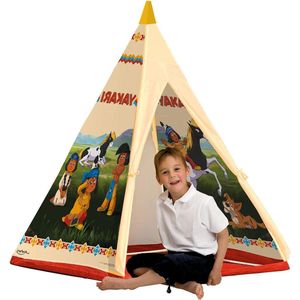 Speeltent - Speeltent voor Kinderen Yakari Tipi tent Indianentent Wigwam speeltent met bedrukt motief - kindertent speelhuisje voor kinderen