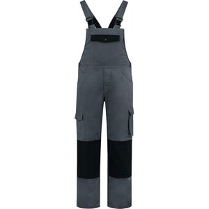 EM Workwear Tuinbroek katoen/polyester grijs-zwart maat 66