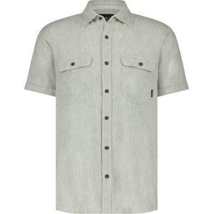 BlueFields Overhemd Shirt Ss Striped Y D 26234073 3411 Mannen Maat - 3XL