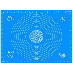Boraboi ® Siliconen Bakmat voor Professioneel Bakken met Antiaanbaklaag, Antislip en Metingen, 50 x 40 cm, BPA-vrij
