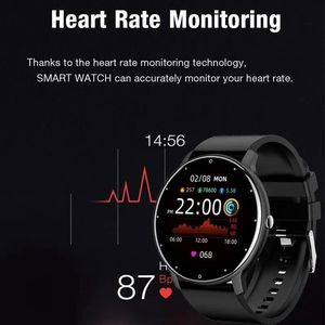 Lige 2023 Nieuwe Mannen Smart Watch Real-Time Activity Tracker Hartslagmeter Sport Vrouwen Smart Watch Mannen Klok Voor Android Ios