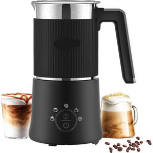 Elektrische Melkopschuimer en Stomer 5-in-1 - Stil en Automatisch - voor Warm en Koud Melkschuim - Perfect voor Latte Cappuccino en Macchiato