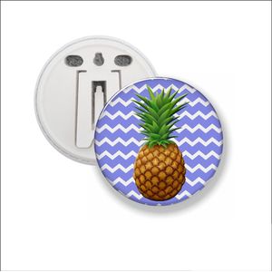 Button Met Clip - Ananas