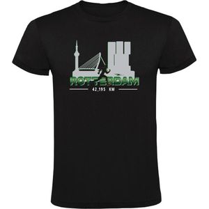Rotterdam hardlopen Heren T-shirt - 42 km - marathon - hele marathon - shirt