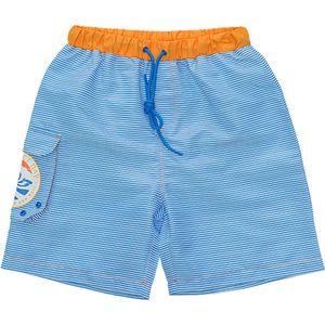 Ducksday - UV zwemshort - voor jongens - boardshort - Surf - UPF 50+ - True blue - 134/140