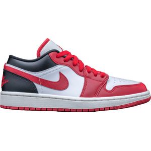 Air Jordan 1 Low Reverse Black Toe (W) - DC0774-160 - Maat 39 - ZWART - Schoenen