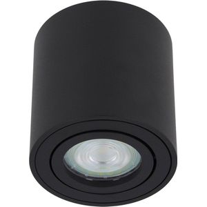 Ledmatters - Opbouwspot Zwart - Dimbaar - 4 watt - 345 Lumen - 2700 Kelvin - Warm wit licht - Lichthoek Verstelbaar - IP44 Badkamerverlichting