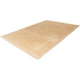 Lalee Glamour - vloerkleed - Velours - Velvet - Recycled karpet fraai tapis -effen tapijt maat200x290 Beige