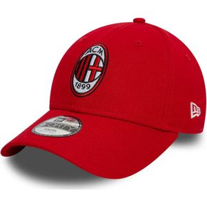 Ac milan cappellino regolabile core red 9forty kids