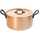 De Buyer Prima Matera Kookpot, Gietijzeren Handvaten - Ø 20cm - 90% Koper - 10% Rvs