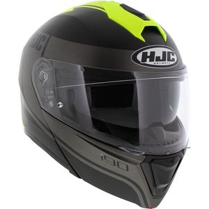 HJC I90 DAVAN Zwart Systeemhelm - Motorhelm  - Maat S