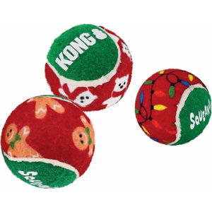 Kong - Speelgoed - Kong - KONG Holiday SqueakAir® Balls 6st - M - 6,4x6,4x6,4cm Meerkleurig