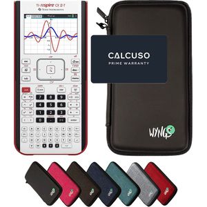 CALCUSO Basispakket zwart met Grafische Rekenmachine TI Nspire CX II-T