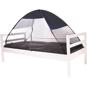 Deryan Bedtent Pop Up klamboe - 200x90cm -  Hoogste kwaliteit Muggennet Muskietennet 1mm gaas  - Grijs