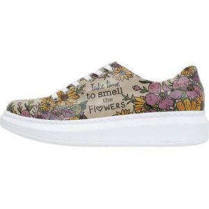 DOGO Myra Dames Sneakers- Smell the flowers 36