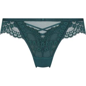 Hunkemöller Dames Lingerie String Daisy - Blauw - maat S