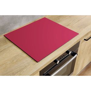 Inductiebeschermer - Viva Magenta - 60x50 cm - Inductiebeschermer - Inductie Afdekplaat Kookplaat - Inductie Mat - Anti-Slip - Keuken Decoratie - Keuken Accessoires