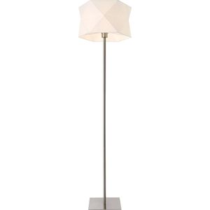 Vloerlamp 152 cm staande lamp Narwa E27 chroom en wit