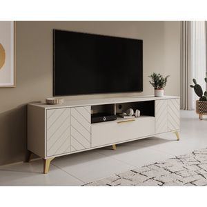 Meubella - TV-Meubel Xiano - Beige - 203 cm