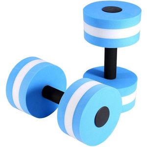 Aquatic Exercise Dumbells Set van 2 Blauw voor Watergymnastiek - Aqua Fitness Barbells voor Zwembad Oefening dumbbell set