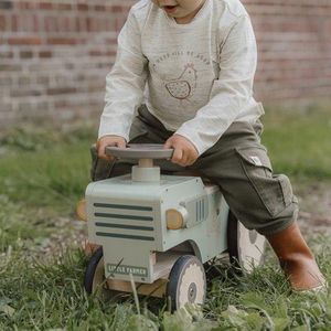 Little Dutch Little Farm Dark Green - Jongens - Cargo joggers - Maat 80