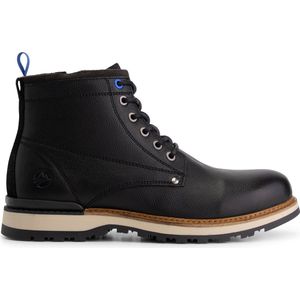 Travelin' Malberg - Lace-up boots - 100 leer - Heren veterschoenen - Zwart