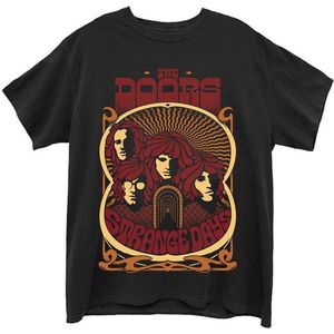 The Doors Heren Tshirt -L- Strange Days Vintage Poster Zwart