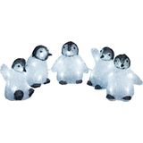 Konstsmide Babypinguïn lichtsnoer met LED - set van 5