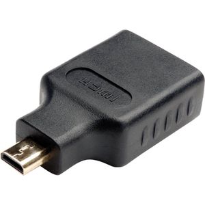 Tripp Lite P142-000-MICRO tussenstuk voor kabels Micro HDMI HDMI Zwart