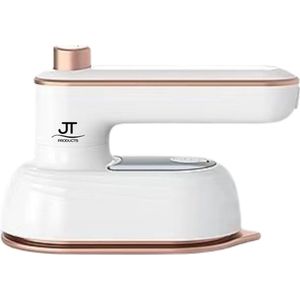 JT Products Luxe Reisstrijkijzer Wit – Mini Strijkijzer - Inklapbaar - 8,4x11,5CM - Sprayfunctie - Stomend Effect - Travel Strijkijzer – Strijkijzer Vakantie – Reisstrijkijzer Klein