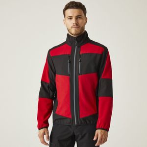 Regatta E-volve Unisex 2-Layer Softshell Jacket RG753 - CLASSIC RED/BLACK - XL
