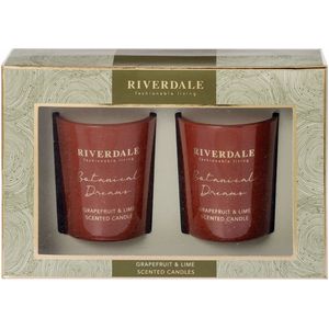 Riverdale geurkaarsjes giftset Lola Grapefruit & Lime