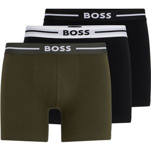 HUGO BOSS Bold boxer briefs (3-pack) - heren boxers normale lengte - multicolor - Maat: S