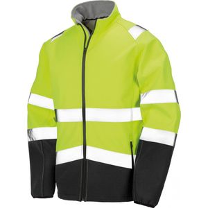 Regatta Printable Safety Softshell Jacket RT450 - Fluorescent Yellow/Black - M