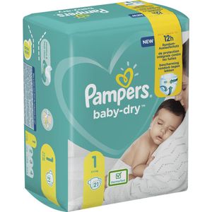 Pampers Baby Dry Newborn maat 1 - 21 stuks