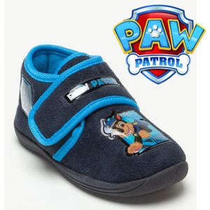 Nickelodeon - Chase ""Paw Patrol"" gesloten pantoffels maat 20 - velcro/klittenband - marineblauw