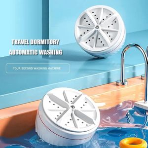 Mini Draagbare Wasmachine Opzetstuk Voor Thuis Keuken Afwas Mini Turbine Gadget Super Handige Compacte Wasmachine Kleren Sokken Wassen