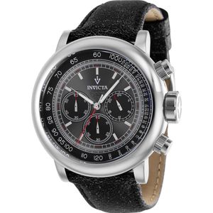 Invicta Vintage 39032 Heren Horloge - Waterdicht - Analoog - Quartz Uurwerk - Roestvrij Staal met grijze Wijzerplaat - 48mm