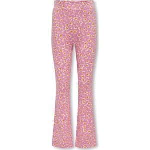 KIDS ONLY GIRL Flared Broek KOGPAIGE met All Over Print Lichtroze