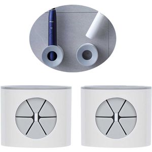 Tandenborstel Muurbeugel - Siliconen Materiaal - 2 stuks - Opbergrek voor elektrische tandenborstels - Tidy Sink - Badkamer - Elektrische tandenborstel - 6,5 x 5,5 x 6,5 cm - Multifunctioneel - Praktisch - Tidy