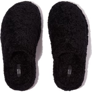 FitFlop Iqushion Wrapped Mule - Teddy ZWART - Maat 36