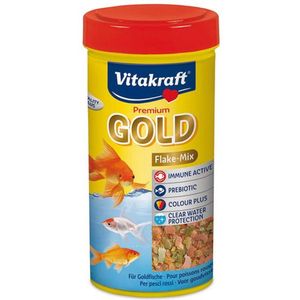 Vitakraft Gold flake-Mix premium visvoer goudvissen 250 ml